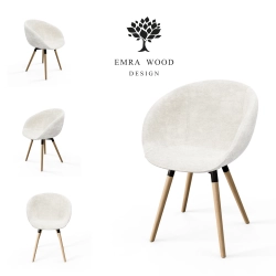 Krzesło KR-502 Ruby Kolory Tkanina Loris 01 Design Italia 2025-2030